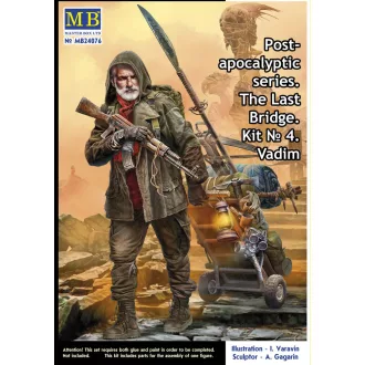   Master Box Vadim. Pst-apocalyptic series. The Last Bridge. Kit No.4 figura készlet