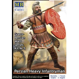  Master Box Greco-Persian Wars Series. Kit No. 5. Persian Heavy Infantryman figura készlet