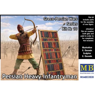   Master Box Greco-Persian Wars Series. Kit No. 10. Persian Heavy Infantryman figura készlet