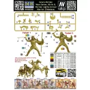 Master Box Persian Lightly Armed Warrior (Takabara) Greco-Persian Wars Series. Kit ? 8 figura készlet