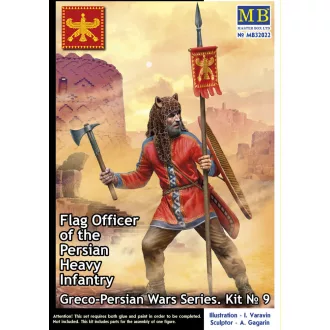   Master Box Greco-Persian Wars Series. Kit ? 9. Flag Officer of the > Persian Heavy Infantry figura készlet