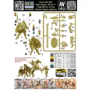 Master Box Greco-Persian Wars Series. Kit ? 9. Flag Officer of the > Persian Heavy Infantry figura készlet