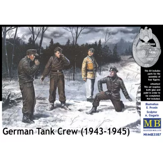 Master Box Deutsche Panzerbesatzung Set I figura készlet