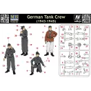 Master Box Deutsche Panzerbesatzung Set I figura készlet