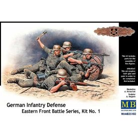   Masterbox German Infantry Defence, Eastern Front Battle Series