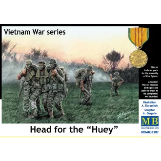   Master Box “Head for the “Huey”, Vietnam War series” figura készlet