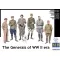 Master Box The Generals of WWII figura készlet
