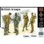 Master Box Britische Truppen Caen 1944 figura készlet