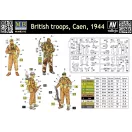 Master Box Britische Truppen Caen 1944 figura készlet