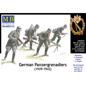 Master Box Deutsche Panzergrenadiere 1939-42 figura készlet