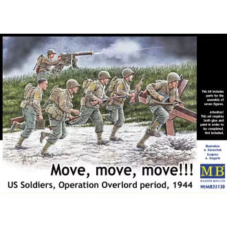   Master Box U.S. soldiers,Operation Overlord peri944 figura készlet