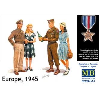 Master Box V-Day Europe 1945 figura készlet