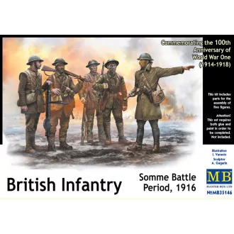   Master Box British infantry, Somme battle, 1916 figura készlet