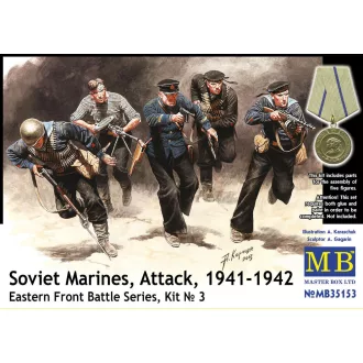   Master Box Soviet marinas Attack 1941-42 Easter Fro figura készlet