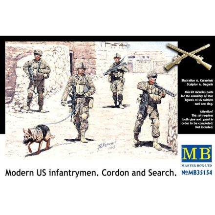 Masterbox Modern US infantrymen Cordon and Search