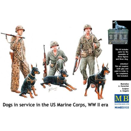 Masterbox Dogs in Service in the US Marine Corps