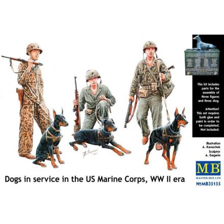 Masterbox Dogs in Service in the US Marine Corps