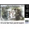 Master Box U.S. and German paratroopers,South of Eu figura készlet