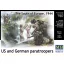 Master Box U.S. and German paratroopers,South of Eu figura készlet