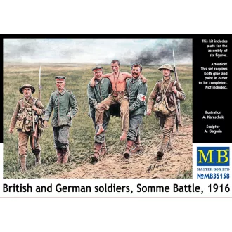   Master Box British and German soldiers,Somme Battle figura készlet