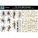 Master Box 101th light company.US paratroopers and British tankmen figura készlet