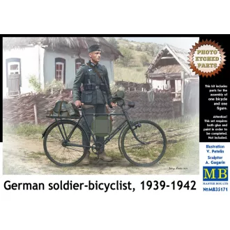   Master Box German soldier-bicyclist, 1939-1942 figura készlet