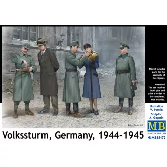 Master Box Volkssturm Germany, 1944-1945 figura készlet