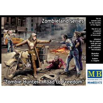   Master Box Zombie Hunter-Road to Freedom.Zombieland figura készlet