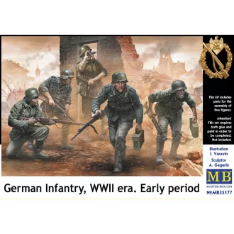   Master Box German infantry,WWII era. Early period figura készlet