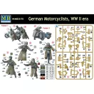 Master Box German motorcyclists, WWII era figura készlet