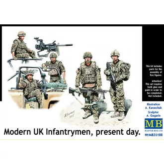   Master Box Modern UK infantrymen, present day figura készlet