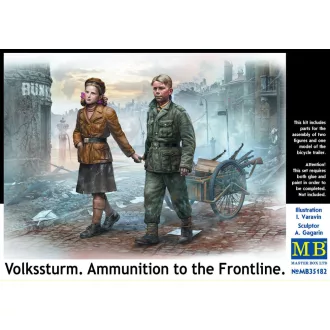   Master Box Volkssturm. Ammunition to the Frontline figura készlet