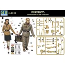 Master Box Volkssturm. Ammunition to the Frontline figura készlet