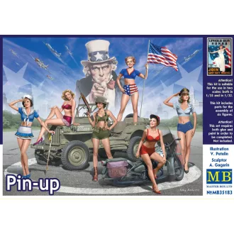 Master Box Pin-up figura készlet
