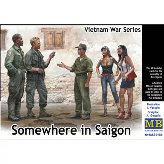   Master Box Somewhere in Saigon,Vietnam War Series figura készlet