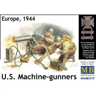 Master Box U.S. Machine-Gunners Europe 1944 figura készlet