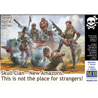   Master Box Desert Battle Series. Skull Clan - New Amazons figura készlet