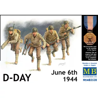 Master Box D-Day June 6th 1944 figura készlet