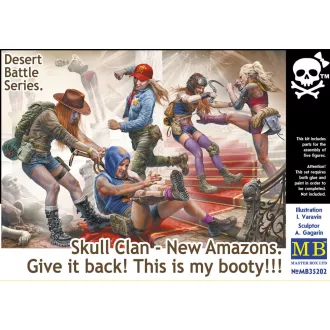   Master Box Desert Battle Series. Skull Clan-New Amazons figura készlet