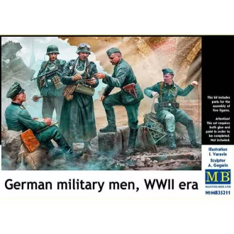 Master Box German military men, WWII era figura készlet