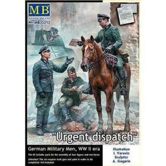   Master Box Urgent Dispatch. German Military Men, WWII era figura készlet