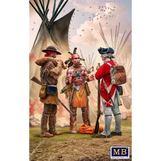   Masterbox Indian wars series, XVIII century, kit № 4 Fair exchange