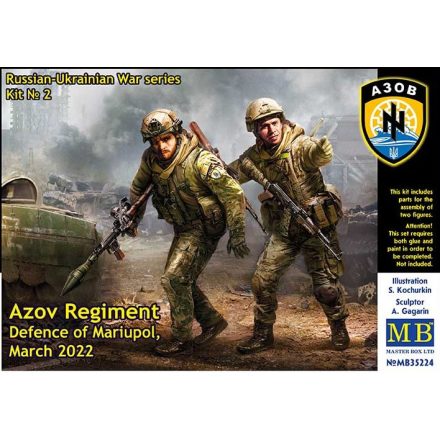Masterbox Russian-Ukrainian War series, kit №2. Azov Regiment, Defence of Mariupol