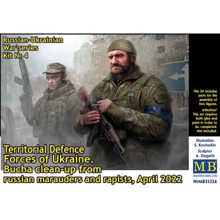 Masterbox Russian-Ukrainian War series Kit No 4. Territorial Defence Forces of Ukraine