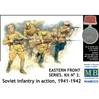   Master Box Soviet Infantry in action 1941-1942 Eastern Front Series figura készlet