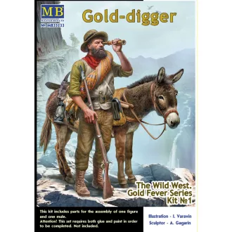   Master Box Gold-digger. The Wild West. Gold Fever Series. Kit ? 1. figura készlet