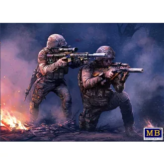   Masterbox Russian-Ukrainian War Series Kit No 9. The Ukrainian Special Operations Forces. Sniper Group