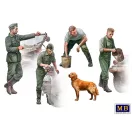 Master Box Schnelle Truppen. German Drivers, WW II Era figura készlet