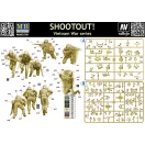 Master Box SHOOTOUT! Vietnam War series figura készlet