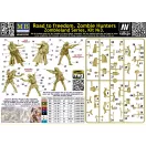 Master Box Road to freedom. Zombie Hunters. Zombieland series, Kit No. 3 figura készlet